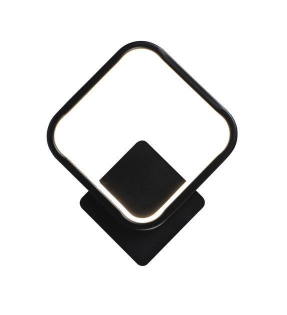 Настінне LED-бра Valeso з квадратним плафоном 3000/6500K IP20 G ph306 BK 32W Чорний (28689755)