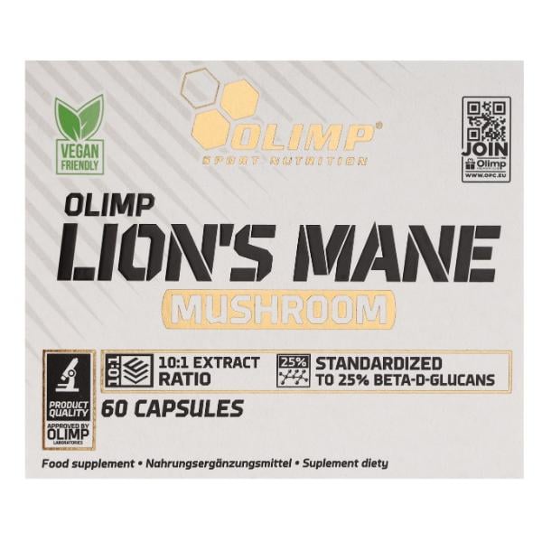 Комплекс грибной Olimp Nutrition Lion's Mane Mushroom 60 капс. (000027114)
