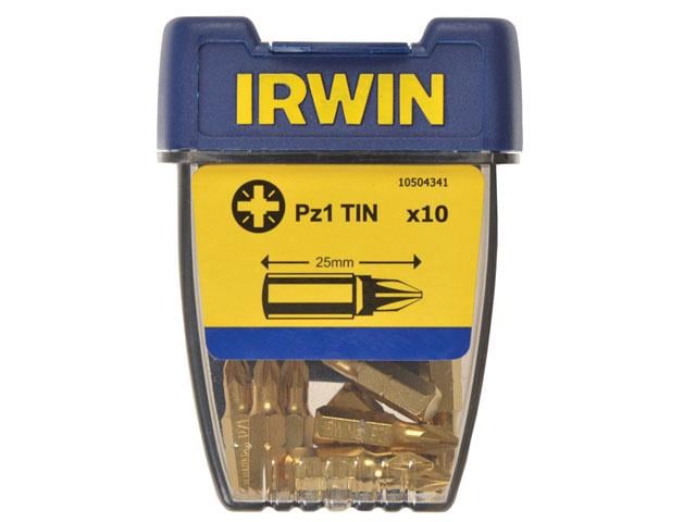 Бита IRWIN PZ1 TiN 1/4"/25 мм 10 шт. (10504341) - фото 1