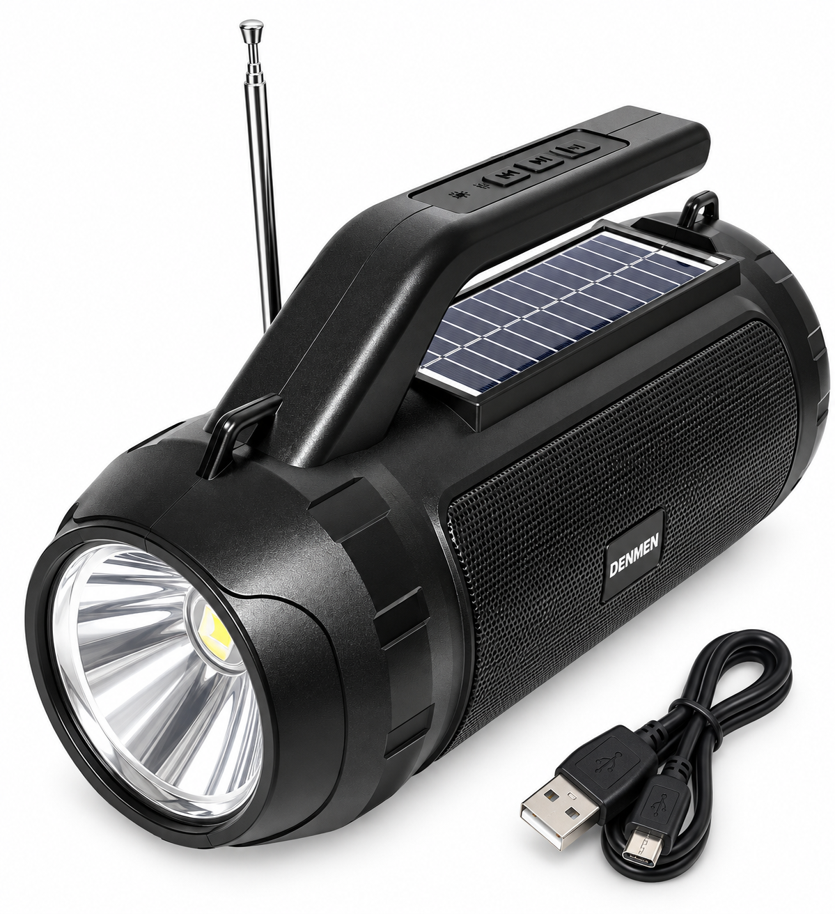 ПортативнаяАкустическая система Haf HF-U39 с Bluetooth/FM/USB/MicroSD/фонариком и Solar-функцией Black (10301506) ПортативнаяАкустическая система Haf HF-U39 с Bluetooth/FM/USB/MicroSD/фонариком и Solar-функцией Black (10301506)