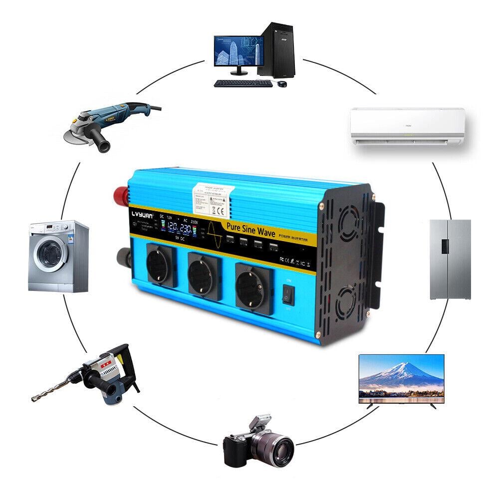 Инвертор Lvyuan 12-230V 3000/6000W (F-3000P) - фото 4 Инвертор Lvyuan 12-230V 3000/6000W (F-3000P) - фото 4