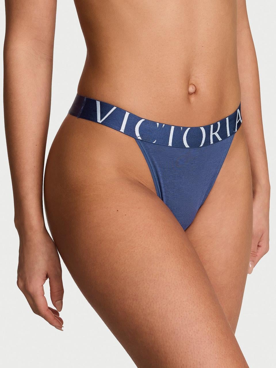 Трусики женские Victoria's Secret Exploded Logo Cotton 90s Brief L Синий