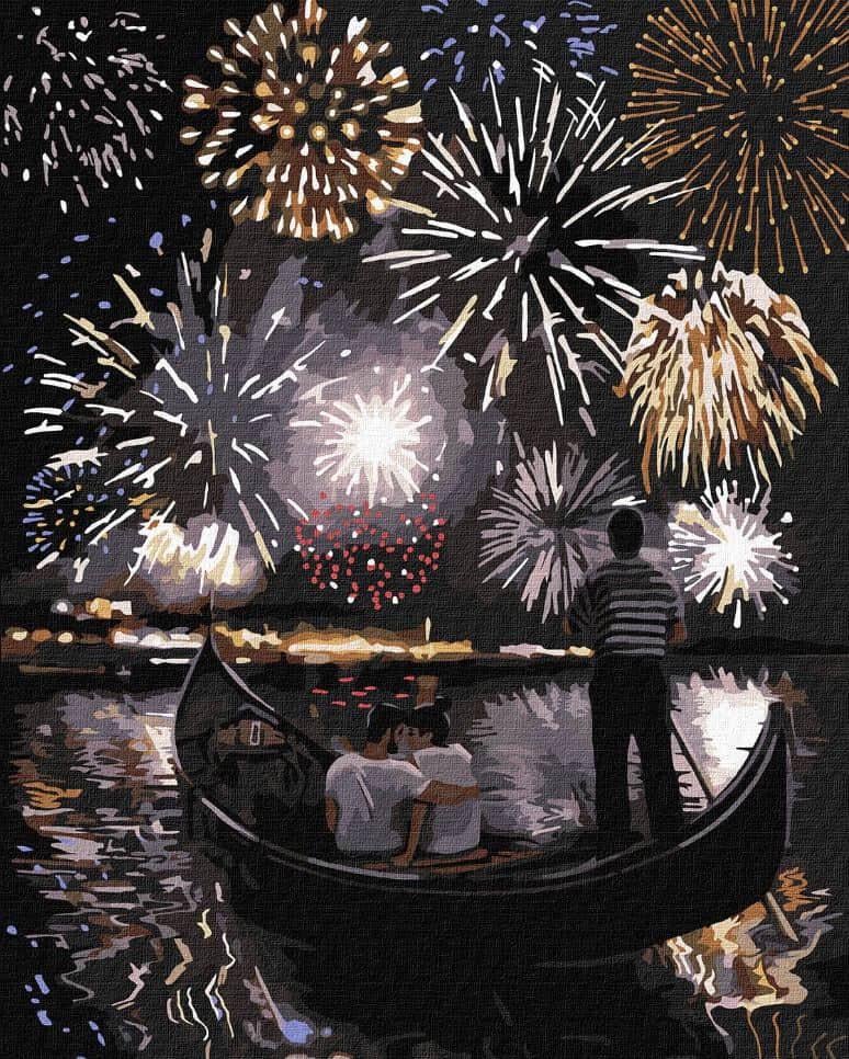 Картина за номерами Ідейка КН4850 Романтична Венеція 40х50 см (L067112)