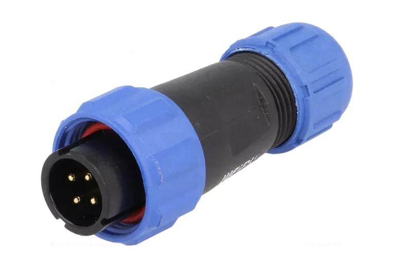 Конектори WEIPU SP1310/P4 4pin тато IP68 50 шт. (60883)