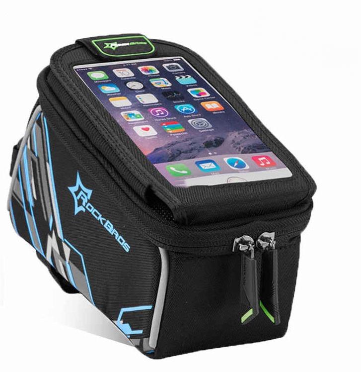 Велосипедна сумка на раму для смартфонів 4,8" (002256-Т) Велосипедна сумка на раму для смартфонів 4,8" (002256-Т)