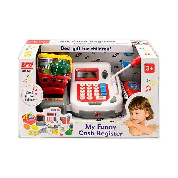 Кассовый аппарат 023 Р с микрофоном/аксессуары/звук/свет (19190)