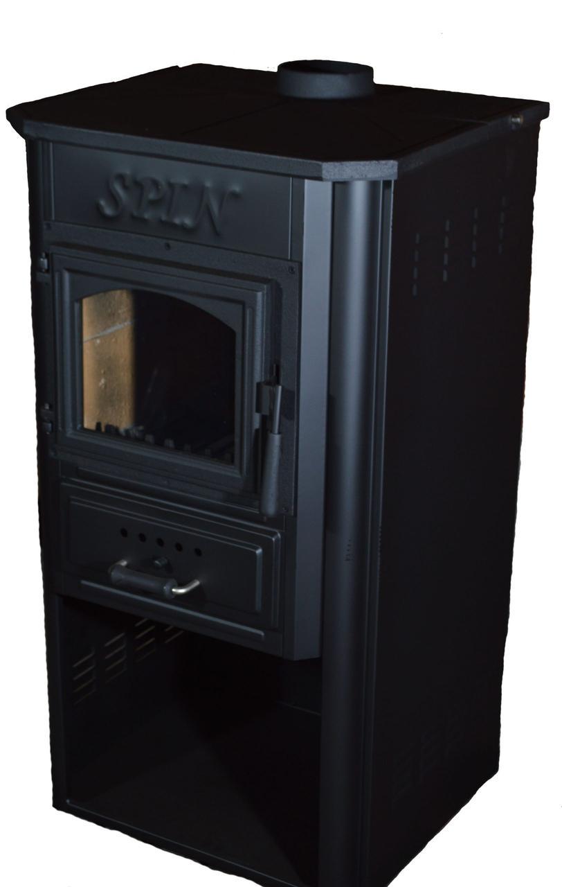 Піч на дровах для конвекційного опалення Spin EKONOMIK 9 кВт Чорний (CNT00007712) - фото 2 Піч на дровах для конвекційного опалення Spin EKONOMIK 9 кВт Чорний (CNT00007712) - фото 2