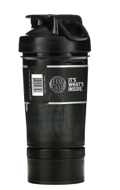 Шейкер спортивний Blender Bottle ProStak з 2 контейнерами 650 мл Black (PS 22oz BlackBlack) - фото 5