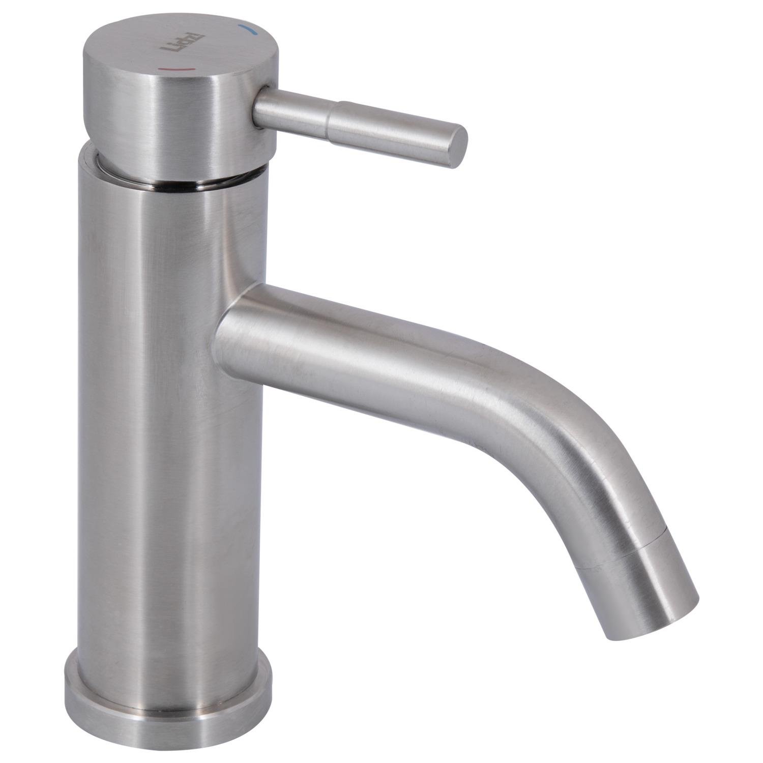 Змішувач для умивальника Lidz Aria LDARI0011FNKS46091 одноважільний Нікель (231291) Змішувач для умивальника Lidz Aria LDARI0011FNKS46091 одноважільний Нікель (231291)