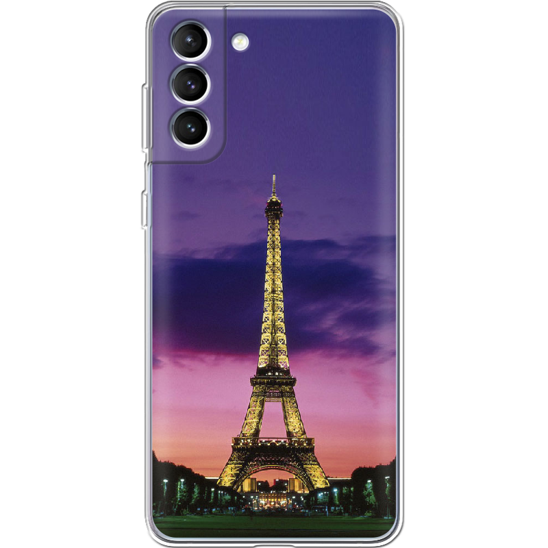 Чехол BoxFace Samsung Galaxy S21 FE (G990) Полночь в Париже Прозрачный силикон (43973-up964-43973)