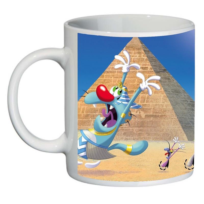 Чашка с принтом Оги и тараканы 002 (2356728104) Чашка с принтом Оги и тараканы 002 (2356728104)