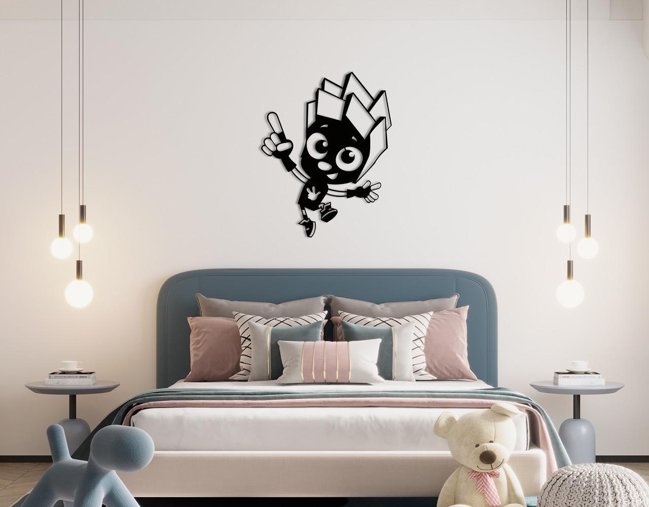 Декоративное панно на стену Upwood Decor Fixik 63,5х50 см Black (1577456925)