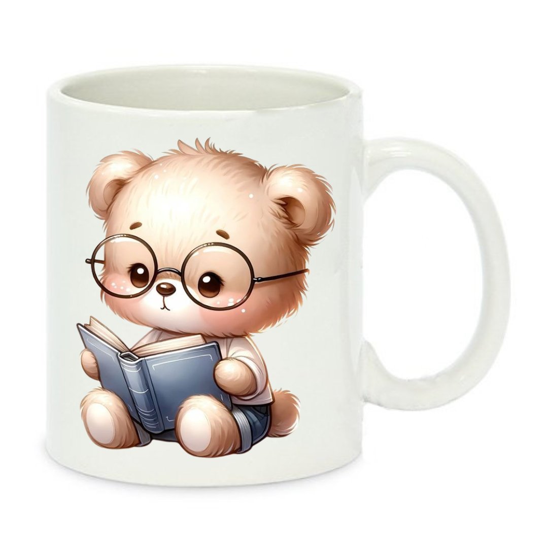 Чашка с принтом Мишка 330 мл Белый (001291)