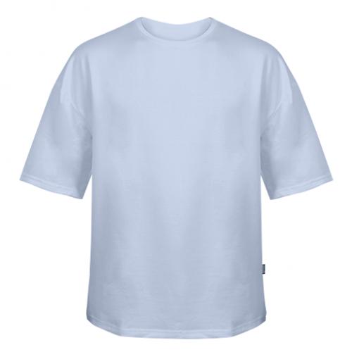 Футболка оверсайз FATLINE 11260633-14-4811 XS Блідо-блакитний (11260633-14-4811-XS)