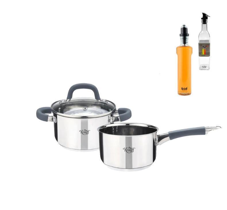 Набор посуды Krauff Winzig 1,2/0, 7 л с емкостями для масла и уксуса Olivenol (28475)