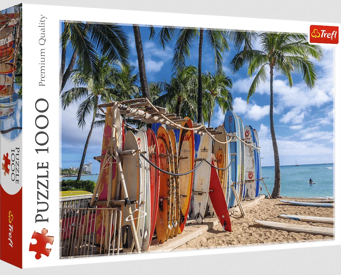 Пазл Trefl Пляж Вайкікі Гаваї 1000 ел.