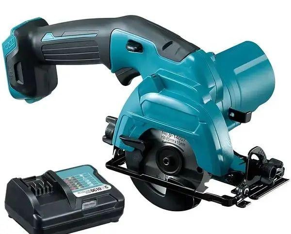 Дисковая пила аккумуляторная 80 дБ 1500 об/мин 10,8 В 85 мм 2 Li-ion аккумулятора (opt-15245)