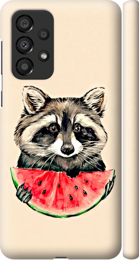 Чохол на Samsung Galaxy A33 5G A336B Єнотик з кавуном (4605m-2584-42517)