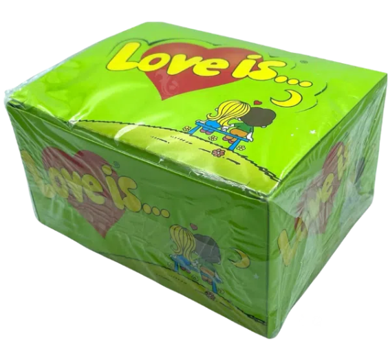Жувальна гумка Love Is Яблуко і лимон 100 шт. (1469455323)