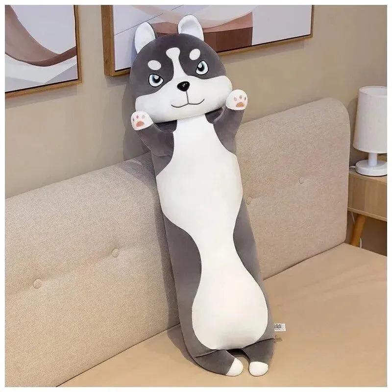 М'яка іграшка-обнімашка Хаскі 90 см