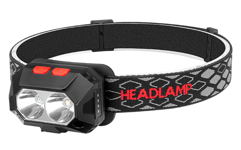 Фонарь налобный аккумуляторный PLD-SL02-XPG Black