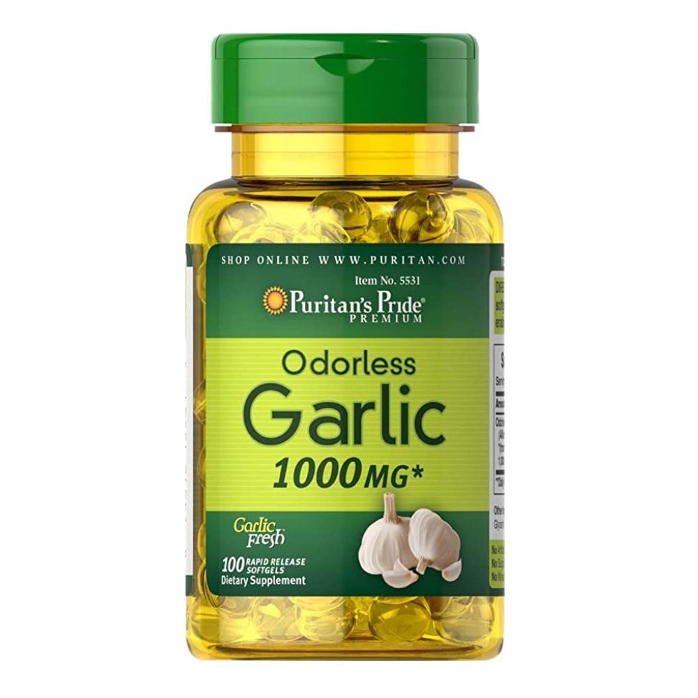 Натуральная добавка Odorless Garlic 1000 mg 100 Rapid Release softgels (100-59-1326783-20)