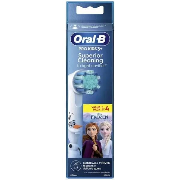 Сменные насадки для зубной щетки Oral-B Frozen, 4 шт Сменные насадки для зубной щетки Oral-B Frozen, 4 шт