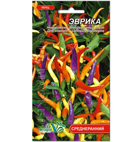 Семена перца Эврика декоративный среднеранний 0,05 г (26617)