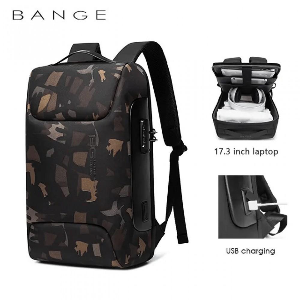 Рюкзак Bange 17,3'' з USB 3.0 + Type-C Камуфляжний (BGS7216 Camo) - фото 3