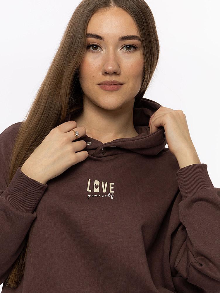 Худі жіноче оверсайз ЦБ-00214150 р. 44 Капучино (SKT000895776) - фото 2 Худі жіноче оверсайз ЦБ-00214150 р. 44 Капучино (SKT000895776) - фото 2