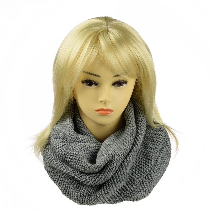 Женский снуд-восмерка Серый