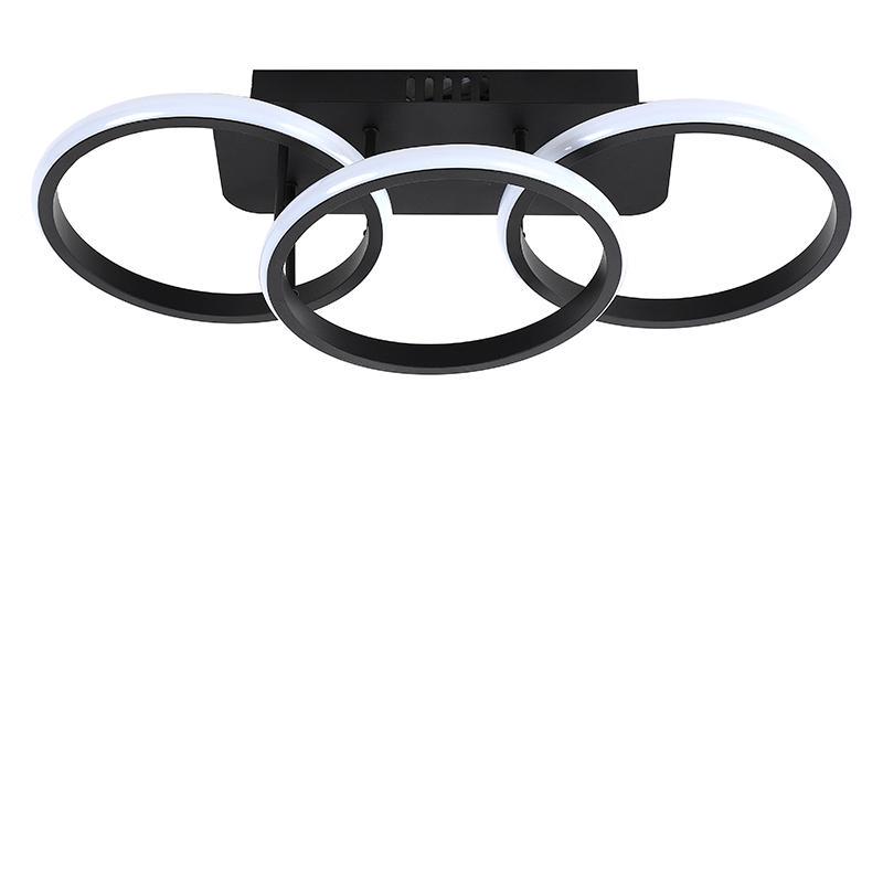 Люстра потолочная LED Light House SRS-16434-3 33W без пульта Черный