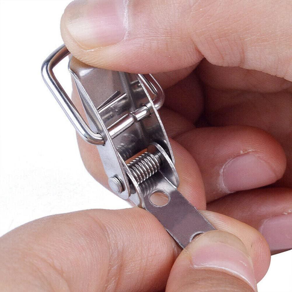 Замок-защелка для ящиков с натяжным механизмом металлический Серебристый (3000003887) - фото 3 Замок-защелка для ящиков с натяжным механизмом металлический Серебристый (3000003887) - фото 3