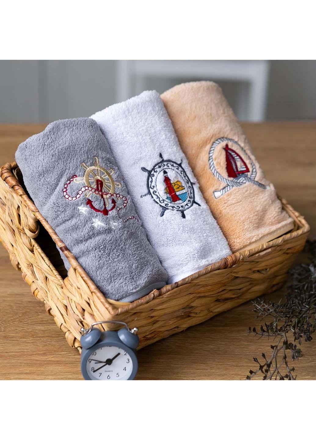 Набор кухонных салфеток микрофибра 50х25 см 3 шт.