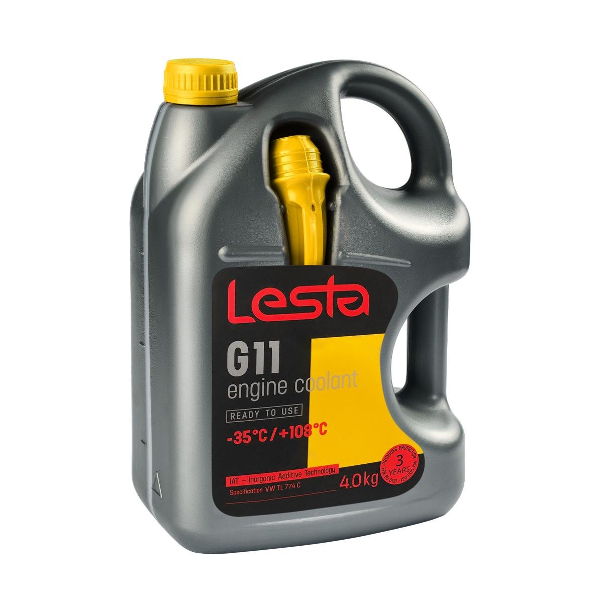 Антифриз G11 Lesta готовый -35 °C 4 кг Желтый (395759_AS-A35-G11G/4-HM)