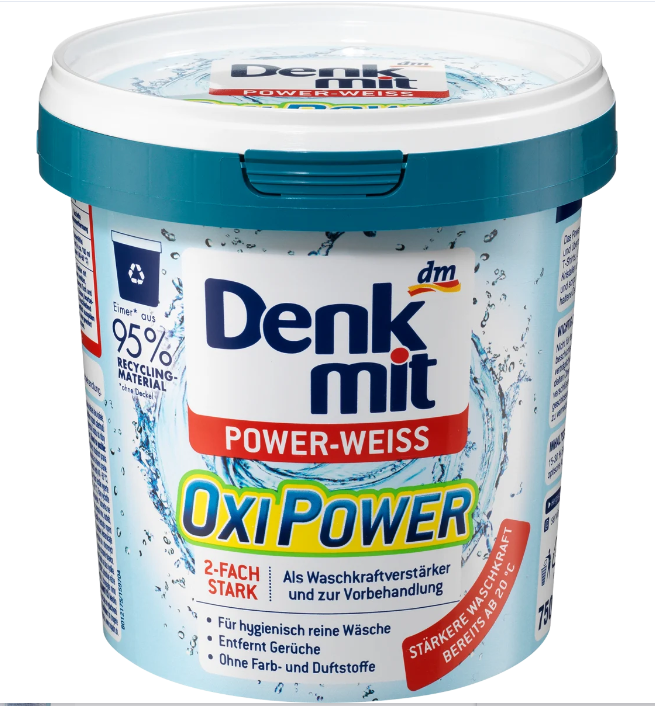 Пятновыводитель Denkmit Oxi Power для белого белья 750 г