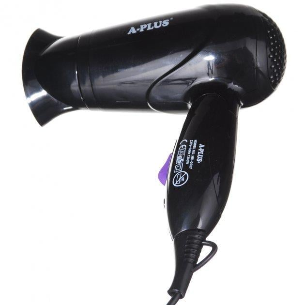 Фен дорожный фен A-PLUS 0087 1200 Вт (1418276727)