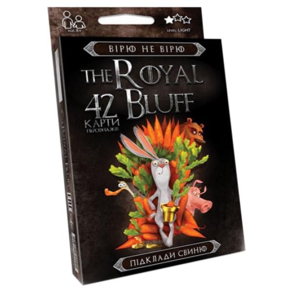 Карточная игра Danko Toys RBL-01The ROYAL BLUFF "Вірю не вірю"(RBL-01-01U) - фото 1