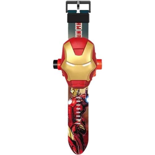 Часы детские с 3D проектором 24 изображения Avengers Iron Man