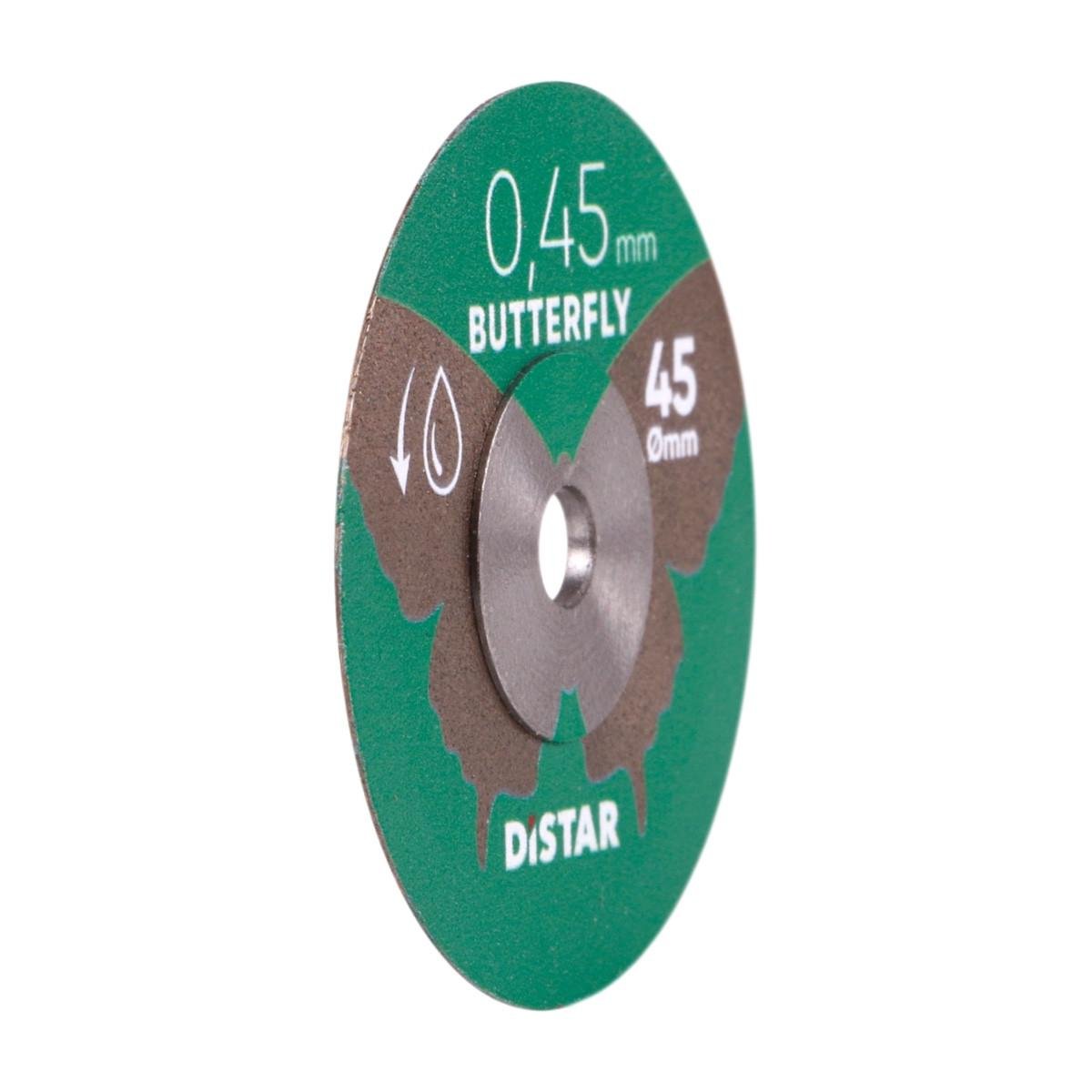 Круг алмазний Distar 45x0,45x5,8 мм Butterfly для керамограніту под гравер та адаптер (11143158073) - фото 2 Круг алмазний Distar 45x0,45x5,8 мм Butterfly для керамограніту под гравер та адаптер (11143158073) - фото 2