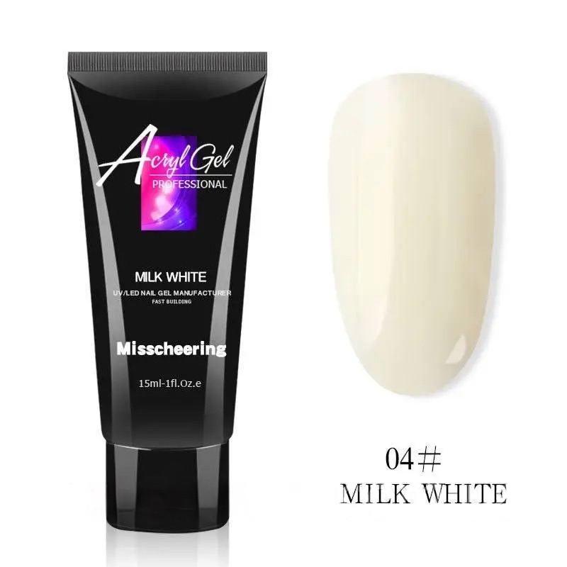 Полигель Acryl Gel Professional 15 мл Milk White №04