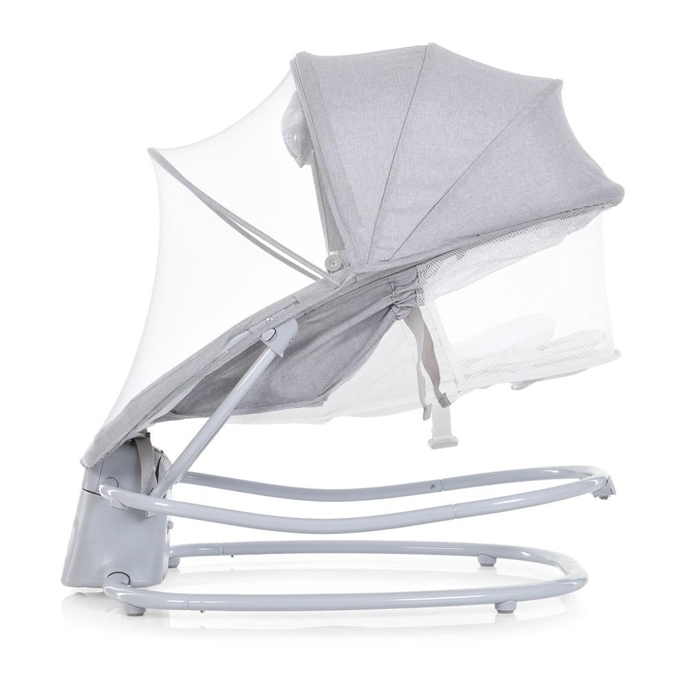 Заколисуючий центр-шезлонг 8113 Світло-сірий - фото 6 Заколисуючий центр-шезлонг 8113 Світло-сірий - фото 6