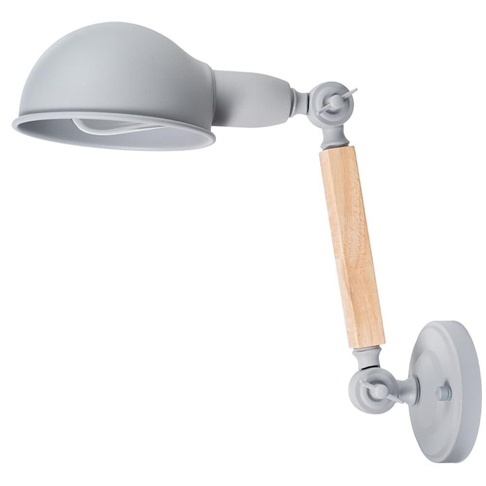 Настінний світильник Nordies без вимикача Gray (WL-0002140 M/GRAY б/в)