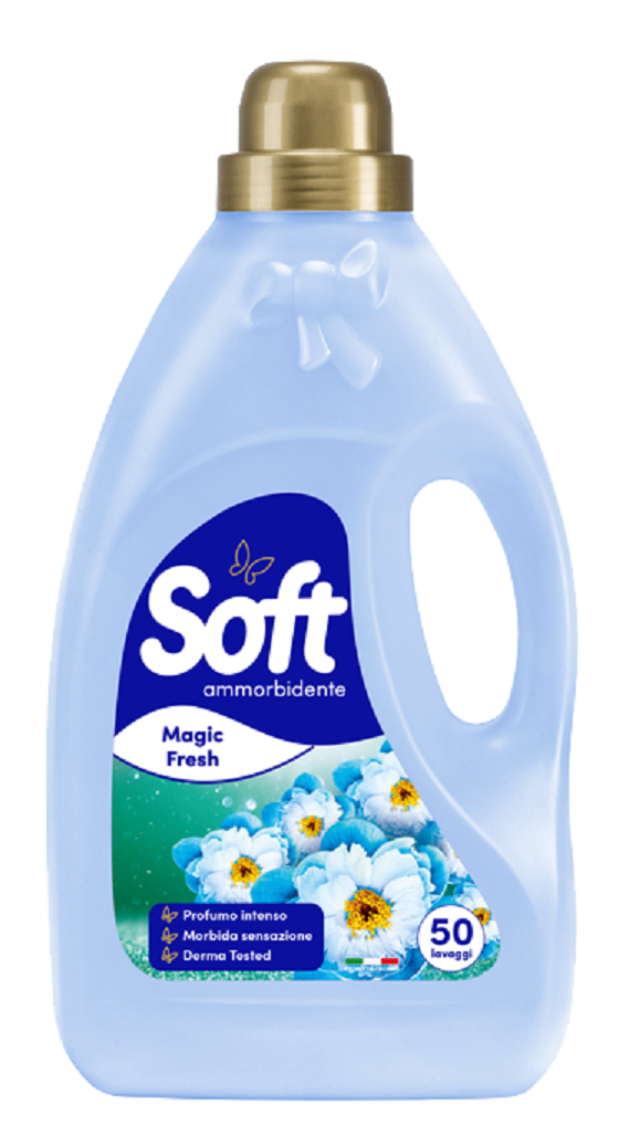 Кондиціонер-ополіскувач для білизни Soft Magic Fresh 50 циклів прання 2,75 л (8003640035021) - фото 1