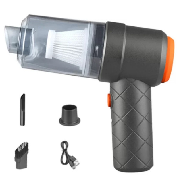 Автопылесос беспроводной Vacuum Cleaner YT-M2037 2в1 120 Вт Черный (2768605491)