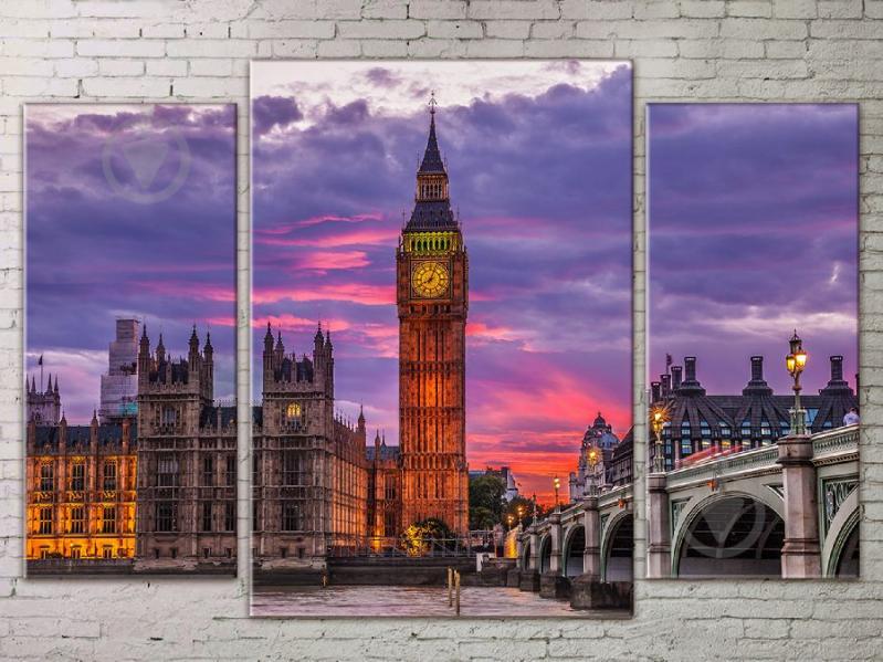 Модульная картина Биг-Бен ADG0058 размер 45 х 70 см