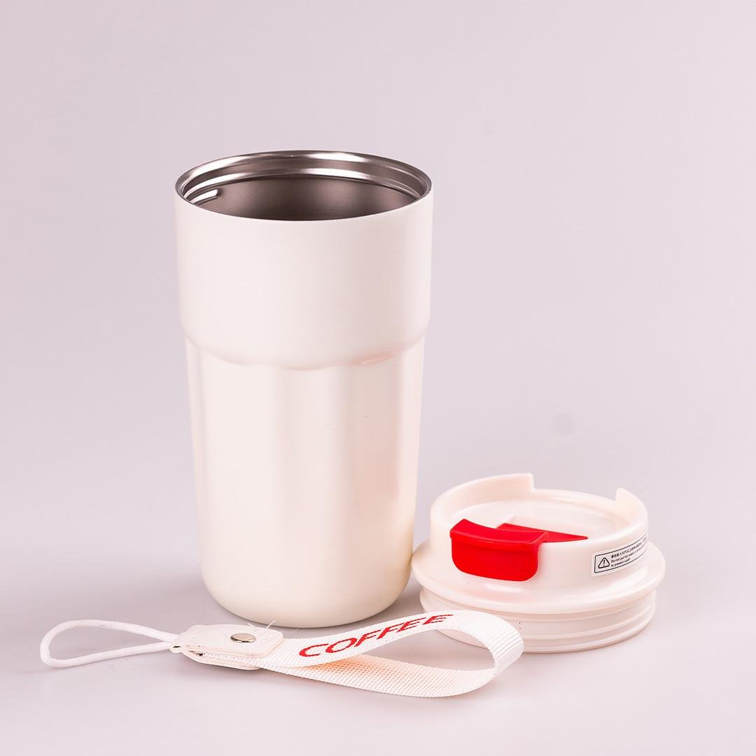 Термокружка з нержавіючої сталі 450 мл Бежевий (HP153BE) - фото 2 Термокружка з нержавіючої сталі 450 мл Бежевий (HP153BE) - фото 2