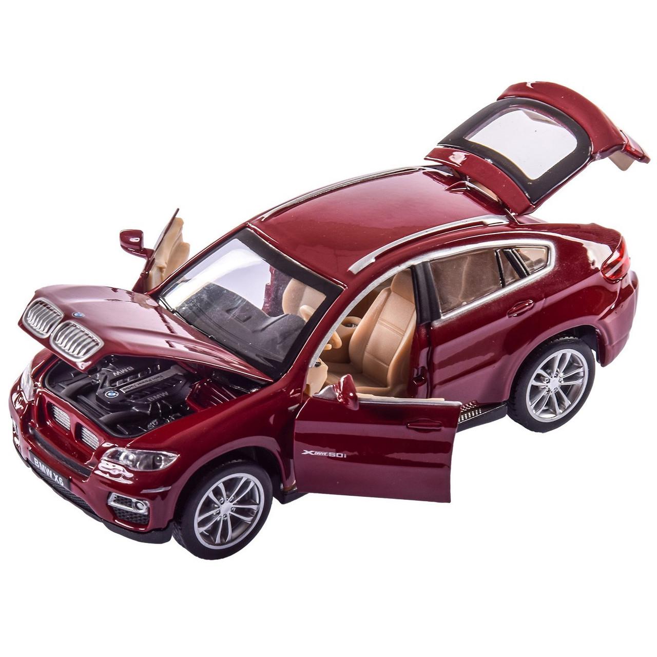 Игрушечная машинка BMW X6 металлическая модель 1:32 (2480587058)
