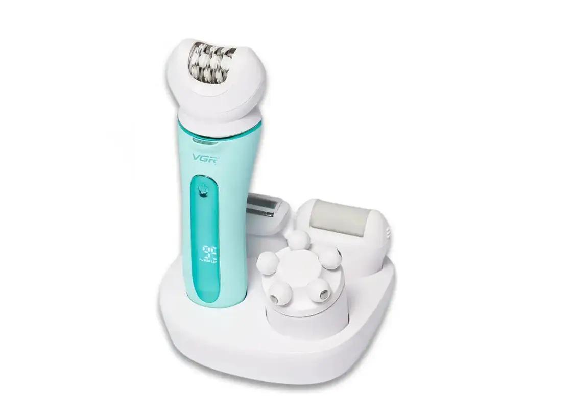 Епілятор акумуляторний VGR V-751 з 5 насадками (25307686)