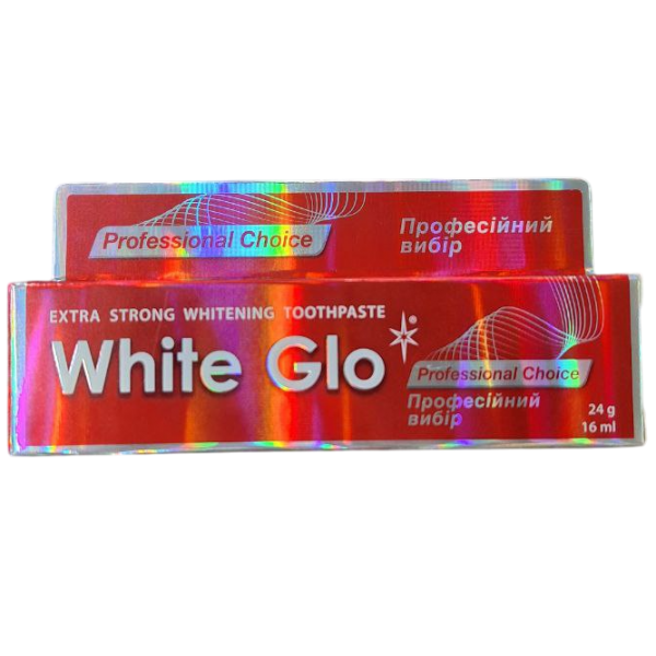 Зубная паста White Glo отбеливающая 24 г